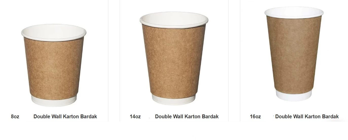 Double Wall Karton Bardaklar